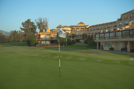 Guadalmina Hotel overlooks the Guadalmina Golf's South Course