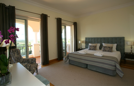 Master bedroom at individual villa