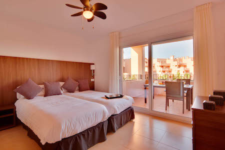 Bedroom at the Residences at Mar Menor