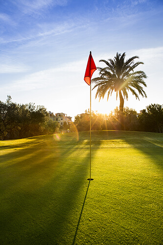 Late in the day at Añoreta Golf