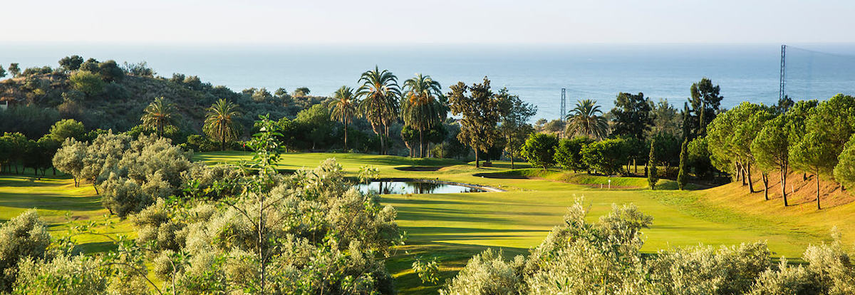 View to the Mediterranean from Añoreta Golf
