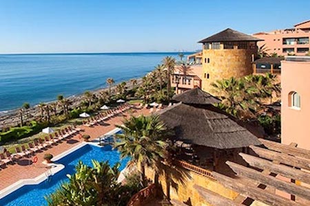 View to the Mediterranean fromf Elba Estepona Gran Hotel