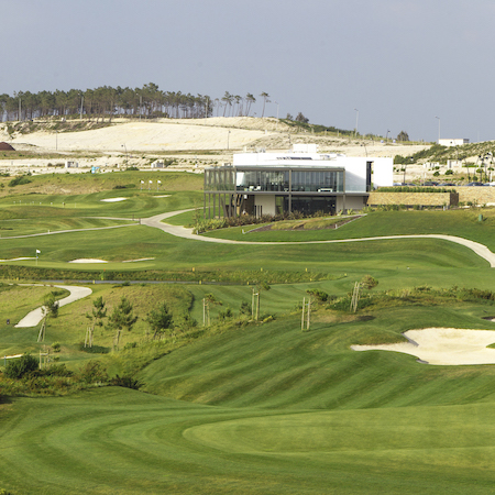 Evolutee Royal Obdios Hotel overlooks the golf course