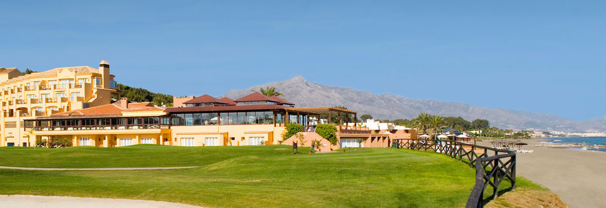 Guadalmina Hotel is located on the beach and on the golf course