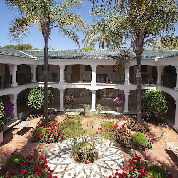Courtyard at Los Monteros Hotel