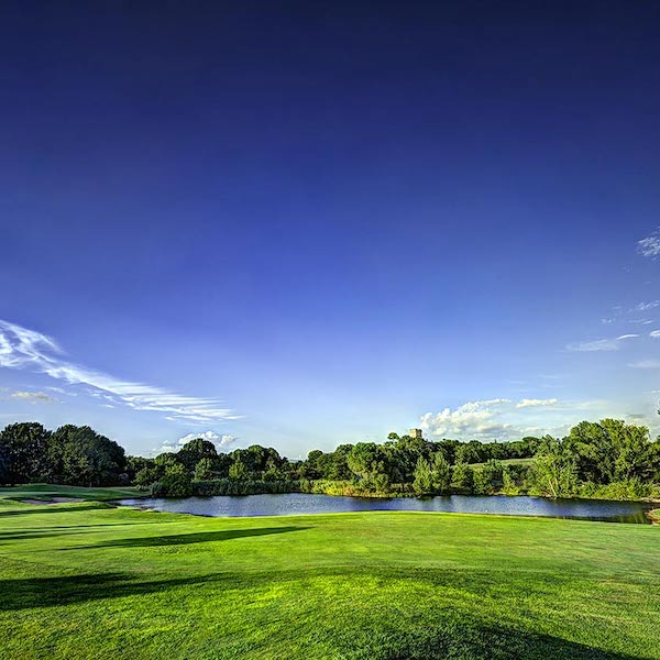 Beautiful view of Marco Simone Golf Course, Rome