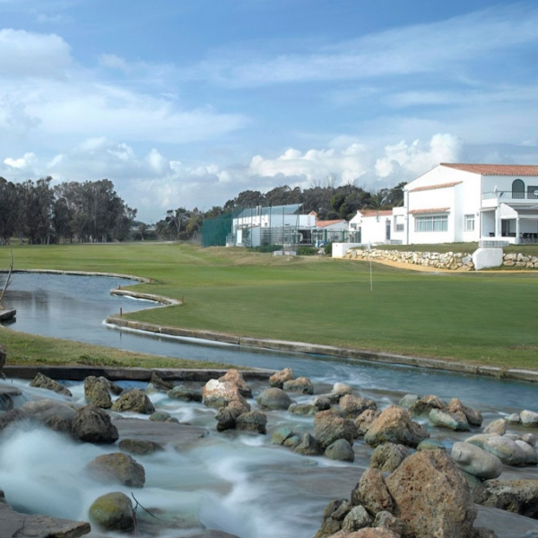 View of Parador Malaga de Golf with Parador golf course in the foreground