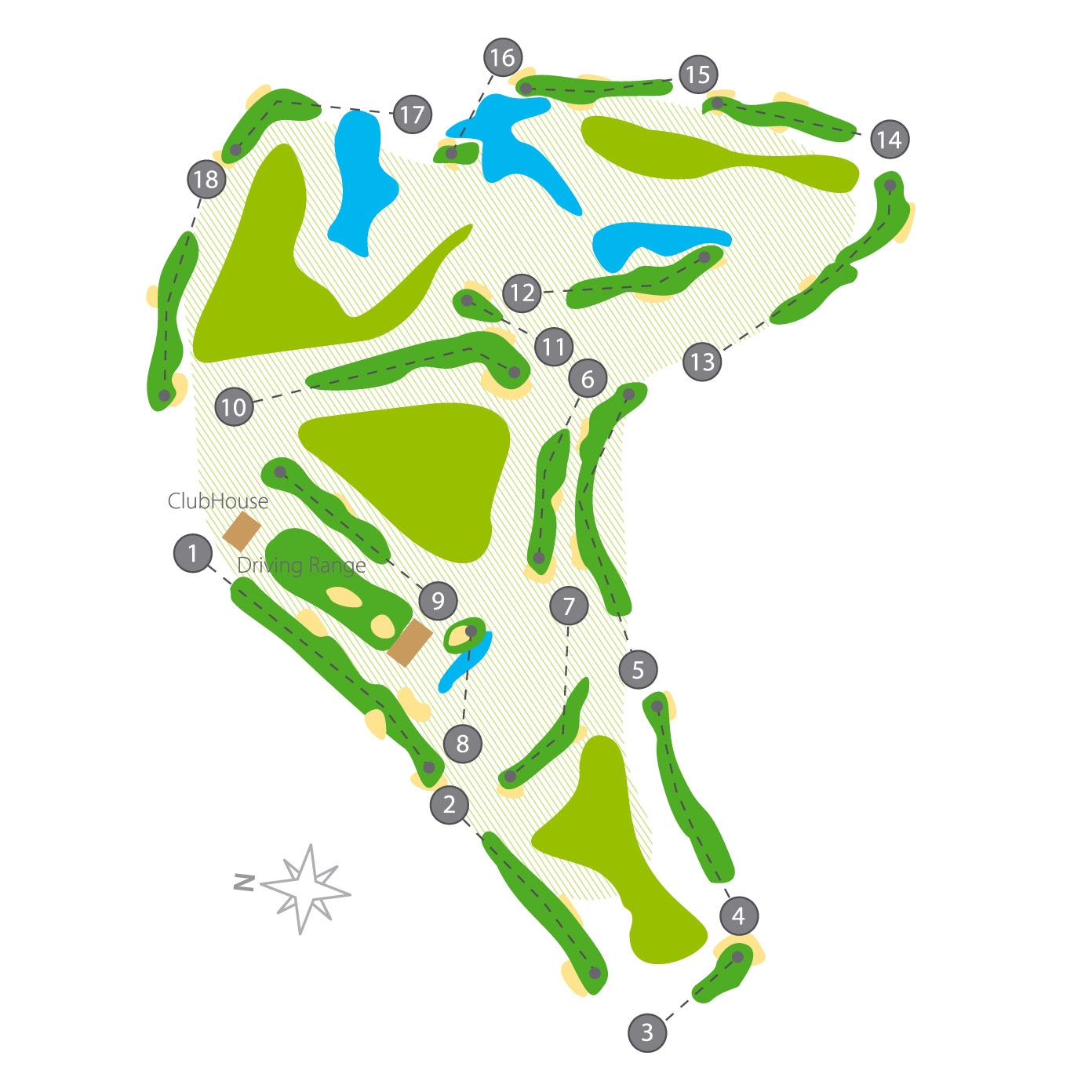 Quinta do Peru Golf Course Plan