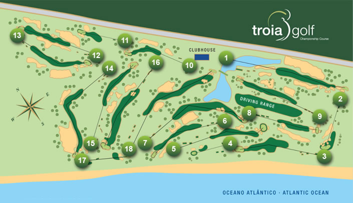 Troia Golf Course Plan
