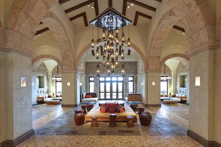 Lobby at Westin Costa Navarino