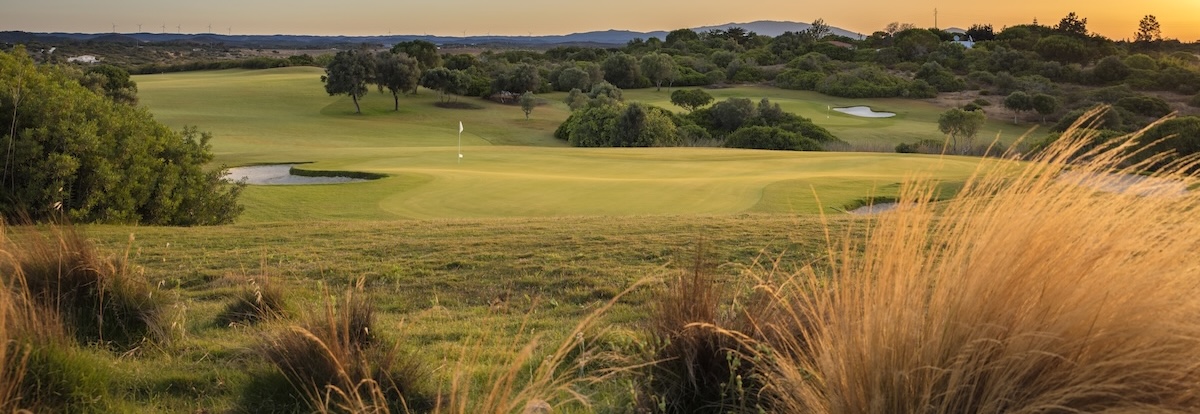 View to the hills from Espiche Golf