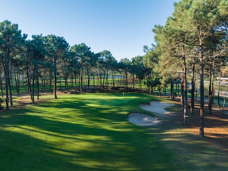 The 8th hole on PGA Aroeira 2 course