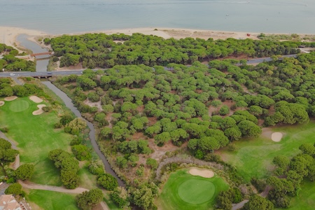 Aerial view of Nuevo Portil Golf